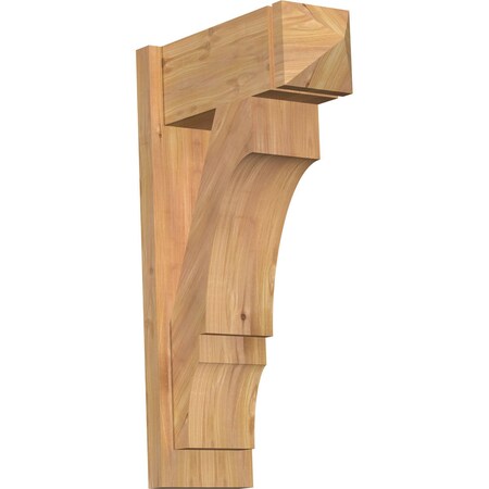 Ekena Millwork Balboa Arts & Crafts Smooth Outlooker, Western Red Cedar, 7 1/2"W x 18"D x 30"H OUT08X18X30BOA03SWR